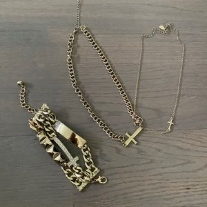 2 Necklaces and a bracelet